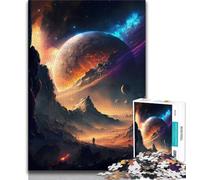 Puzzles pour Adultes Crack Planet Paysage 1000 pièces Puzzles pour Adolescents Cadeaux, Cadeaux d'anniversaire, Cadeaux pour et 14 Ans 75x50cm