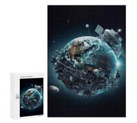 Puzzles pour Adultes Creative Earthly Orbit Puzzles pour Adultes, Jouet, Décoration Murale, Décoration Intérieure, Idéal comme Cadeau 300 PCS