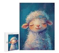 Puzzles pour Adultes Cute Whimsical Sheep Puzzle pour Adultes, Jeu Familial, Défi Difficile, Cadeaux pour Les Amis Et La Famille 500 PCS