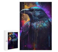 Puzzles pour Adultes Dark Mighty Raven Puzzles pour Adultes, Jouet, Décoration Murale, Décoration Intérieure, Idéal comme Cadeau 1000 PCS