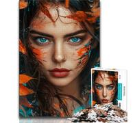 Puzzles pour Adultes de 1 000 pièces représentant Une Belle Femme, Difficiles à réaliser, mais Amusants et Humoristiques, décoration d'intérieur et Cadeaux Uniques (50x75cm)