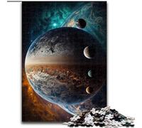 Puzzles pour Adultes de 1 000 pièces sur Le thème des Loups exoplanètes, Casse-tête Stimulant à Faire soi-même, Jeu Familial interactif (Taille : 26 x 38 cm)