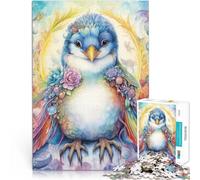 Puzzles pour Adultes de 1000 pièces Adorable Petit Pingouin Compétition de Vitesse Manuelle Anniversaire et Cadeaux Uniques 52x38cm