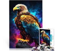 Puzzles pour Adultes de 1000 pièces Aigle du réalisme Magique Entraînez Votre Cerveau et Vos Mains Bon Cadeau 38x26cm