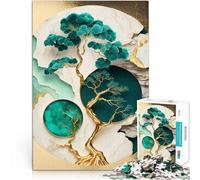 Puzzles pour Adultes de 1000 pièces Art Abstrait du bonsaï Séjour Anti-Stress pour Tuer Le Temps Idées Cadeaux 75x50cm