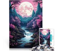Puzzles pour Adultes de 1000 pièces Art Japonais des Fleurs de Cerisier Défi Difficile Renforcer l'amour Entre Les Couples 75x50cm