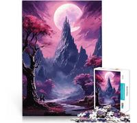Puzzles pour Adultes de 1000 pièces Art Japonais des Fleurs de Cerisier Jeux éducatifs Liste de souhaits avec Le Père Noël 52x38cm