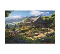 Puzzles pour Adultes De 1000 Pièces - Chalet de Village de Montagne - Puzzle Animal pour Adultes Et Enfants - Puzzles De 1000 Pièces - Jouets pour Adultes - Puzzle Familial - Cadeau (75×50cm)