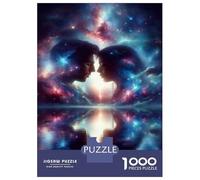 Puzzles pour Adultes De 1000 Pièces Cosmic Love Reflection Puzzle pour Adultes : Un Jeu De Réflexion Amusant Et Humoristique, Idéal comme Cadeau 38x26cm/1000pcs