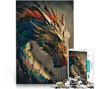 Puzzles pour Adultes de 1000 pièces Dragon Arc-en-Ciel Compétition de Vitesse Manuelle Renforcer l'amour Entre Les Couples 75x50cm