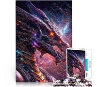 Puzzles pour Adultes de 1000 pièces Dragon Spatial Ultime Défi Difficile pour soulager Le Stress Idées Cadeaux 52x38cm