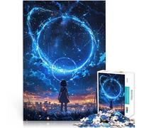 Puzzles pour Adultes de 1000 pièces Fille du Ciel Galactique Jouets de Divertissement Familial décoration Murale 75x50cm