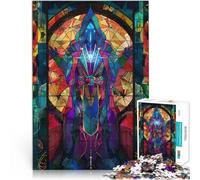 Puzzles pour Adultes de 1000 pièces Fondeur de vitraux Jouets Jeux éducatifs Soulagement du Stress Œuvre d'art 38x26cm