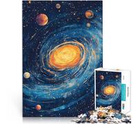 Puzzles pour Adultes de 1000 pièces Galaxie Spirale Cosmique Jouets Jeux éducatifs Soulagement du Stress Super Cadeau 75x50cm
