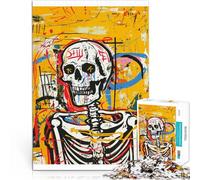 Puzzles pour Adultes de 1000 pièces Graffiti de crâne Jouets de Divertissement Familial est idéal comme Cadeau pour Toute la Famille 52x38cm