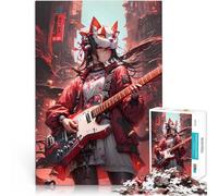 Puzzles pour Adultes de 1000 pièces Guitariste de Red Echo Anime Difficile et défi Chaque pièce est Unique - Jeu Familial Stimulant et Amusant 50x70cm