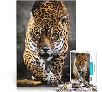 Puzzles pour Adultes de 1000 pièces Jaguar Difficile à réaliser mais Amusant et Humoristique Cadeau d'œuvre d'art 38x26cm