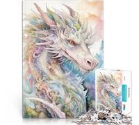 Puzzles pour Adultes de 1000 pièces La Sagesse des Dragons Compétition de Vitesse Manuelle De Superbes Cadeaux et Jouets 38x26cm