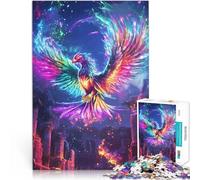 Puzzles pour Adultes de 1000 pièces L'ascension du phénix Arc-en-Ciel Jeu Pratique Décoration Murale, Cadeaux Uniques pour Anniversaire et Noël 75x50cm