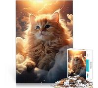 Puzzles pour Adultes de 1000 pièces Le Monde des rêves des Chatons Jeux éducatifs Jouets DIY Une œuvre d'art 38x26cm