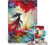 Puzzles pour Adultes de 1000 pièces Marcher sous la Pluie Entraînez Votre Cerveau et Vos Mains Idées Cadeaux 38x26cm