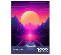 Puzzles pour Adultes De 1000 Pièces Neon Horizon Rhapsody Puzzles pour Adultes, Jeux De Société en Famille, Décoration Intérieure, Idéal comme Cadeau 52x38cm/1000pcs
