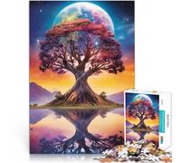 Puzzles pour Adultes de 1000 pièces Paysage Fantastique Séjour Anti-Stress pour Tuer Le Temps Cadeau Amusant 38x26cm