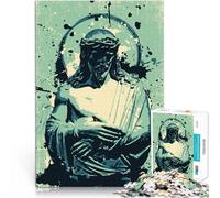 Puzzles pour Adultes de 1000 pièces Peinture de Jésus-Christ Jouets de Divertissement Familial Jeu de défi Unique 75x50cm