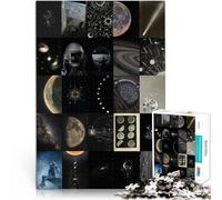 Puzzles pour Adultes de 1000 pièces Peinture mosaïque esthétique astronomique Jeux éducatifs Idées Cadeaux 38x26cm