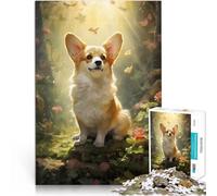 Puzzles pour Adultes de 1000 pièces Pembroke Welsh Corgi pour Le Jeu éducatif Challenge Toy Interaction Parent-Enfant 75x50cm