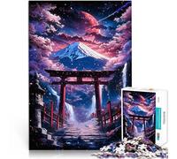 Puzzles pour Adultes de 1000 pièces Porte Torii du Rêve de Cerise Jeu de Casse-tête est idéal comme Cadeau pour Toute la Famille 52x38cm