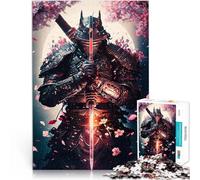 Puzzles pour Adultes de 1000 pièces samouraï Japonais épique Jouet éducatif intellectuel décompressant Idées Cadeaux 38x26cm