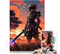 Puzzles pour Adultes de 1000 pièces samouraï Ninja déchaîné Entraînez Votre Cerveau et Vos Mains Super Cadeau 38x26cm