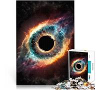 Puzzles pour Adultes de 1000 pièces Univers du Trou Noir Jouets éducatifs d'apprentissage Interaction Parent-Enfant 52x38cm
