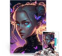Puzzles pour Adultes de 1000 pièces Vision du Papillon Jouets de Jeu pour Cadeau Familial Améliorer la mémoire 38x26cm