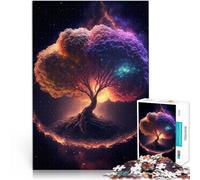 Puzzles pour Adultes de 1000 pièces Yggdrasil l'arbre de Vie Jouet éducatif d'apprentissage Cadeau d'anniversaire 52x38cm