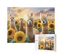 Puzzles pour Adultes de 1500 pièces, Puzzles deAlpaga Tournesol, pour Adulte Puzzle Classique et à partir de 14 Ans Junior, Puzzle Familiaux de Divertissement à Domicile Cadeau 87x57cm e-876