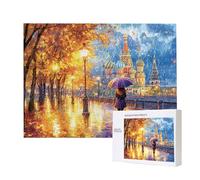 Puzzles pour Adultes de 1500 pièces, Puzzles deFemme Paris vue sur la rue, pour Adulte Puzzle Classique et à partir de 14 ans Junior, Puzzle Familiaux de Divertissement à Domicile Cadeau 87x57cm e-569