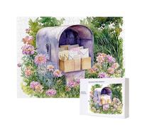Puzzles pour Adultes de 1500 pièces, Puzzles deFleurs boîte aux Lettres, pour Adulte Puzzle Classique et à partir de 14 Ans Junior, Puzzle Familiaux de Divertissement à Domicile Cadeau 87x57cm e-348