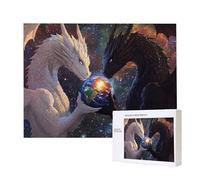 Puzzles pour Adultes de 1500 pièces, Puzzles deTerre Dragon, pour Adulte Puzzle Classique et à partir de 14 Ans Junior, Puzzle Familiaux de Divertissement à Domicile Cadeau 87x57cm e-119