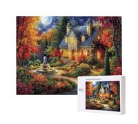 Puzzles pour Adultes de 1500 pièces, Puzzles deVilla Vue, pour Adulte Puzzle Classique et à partir de 14 Ans Junior, Puzzle Familiaux de Divertissement à Domicile Cadeau 87x57cm e-43
