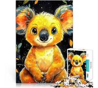 Puzzles pour Adultes de 2000 pièces Adorable Koala Jaune Jouet éducatif intellectuel décompressant Une œuvre d'art 70x100cm