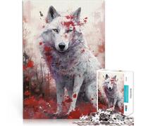 Puzzles pour Adultes de 2000 pièces Art du Loup des Gardiens lunaires Jeux éducatifs Car C'est Un pour Toute la Famille 70x100cm