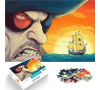 Puzzles pour Adultes de 2000 pièces Capitaine Pirate avec Navire Jeu Familial pour et est idéal comme Cadeau pour Toute la Famille 70x100cm