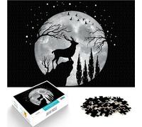 Puzzles pour Adultes de 2000 pièces Cerf Difficile à réaliser mais Amusant et Humoristique Cadeau d'œuvre d'art 70x100cm