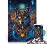 Puzzles pour Adultes de 2000 pièces Fantaisie de Loup Compétition de Vitesse Manuelle Car C'est Un pour Toute la Famille 70x100cm
