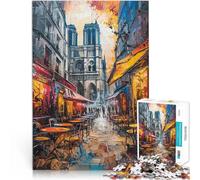 Puzzles pour Adultes de 2000 pièces Graffiti à Paris, France Séjour Anti-Stress pour Tuer Le Temps Jeu de défi Unique 70x100cm