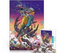 Puzzles pour Adultes de 2000 pièces l'autre Lieu Réduction du Stress intéressante avec des pièces de Formes aléatoires entièrement imbriquées 70x100cm