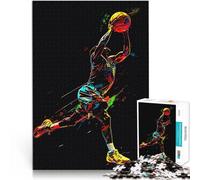 Puzzles pour Adultes de 2000 pièces Le Basket-Ball dans Le Pop Art Défi Difficile Décoration Murale, Cadeaux Uniques pour Anniversaire et Noël 70x100cm