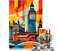 Puzzles pour Adultes de 2000 pièces Londres II Jouets de Divertissement Familial Activités Amusantes à la Maison, Cadeaux d'anniversaire, Cadeaux de Voyage, 70x100cm